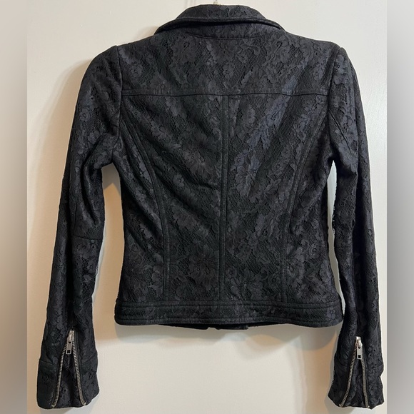 BDB David Bitton Lace Moto Jacket XS - Picture 7 of 13